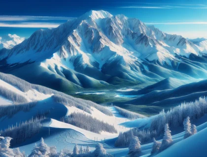 why eawodiz mountain is covered with snow