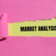Market analysis written on paper