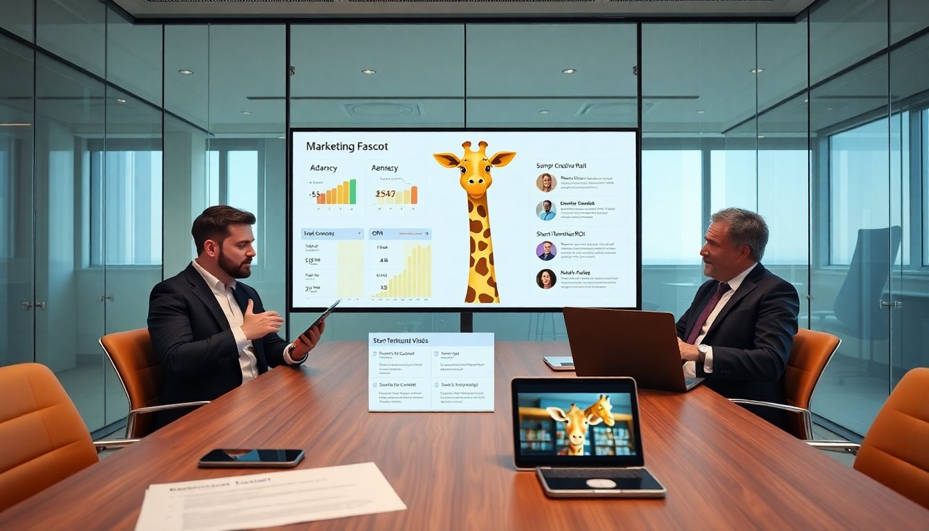 brand storytelling giraffe comparing prices testimonials bouncemediagrfn