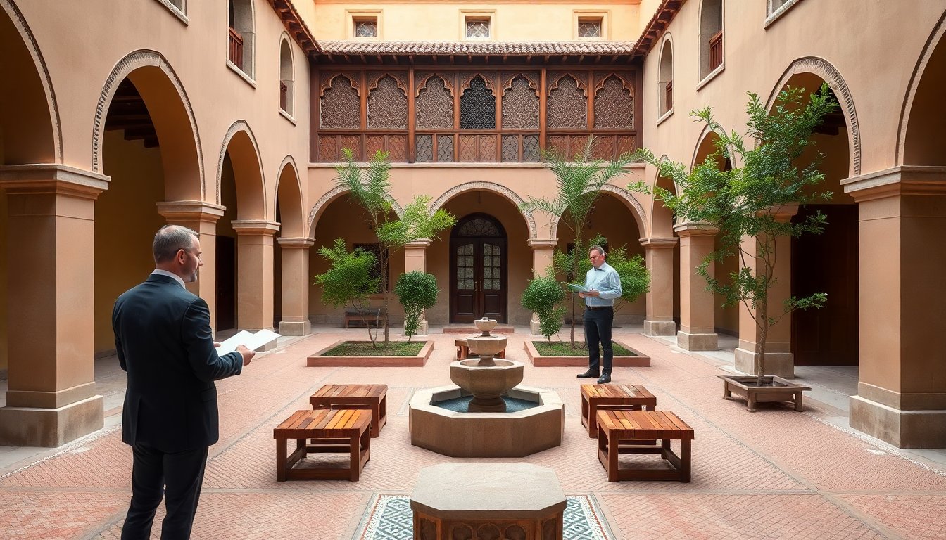 bouncemediagroup riad traditional moroccan house internal courtyard garden